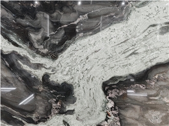 Dragon Quartzite Slabs For Bootmatched Accent Wall