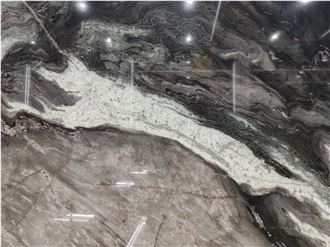 Dragon Quartzite Slabs For Bootmatched Accent Wall