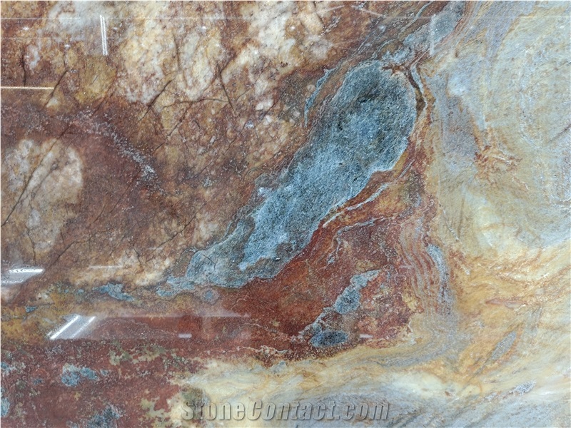 Noble Blue Quartzite Slabs