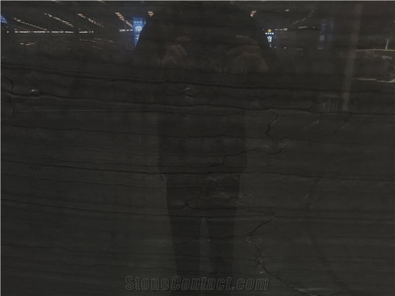 Quicksand Black Granite Slabs