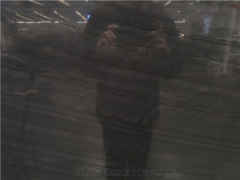 Quicksand Black Granite Slabs