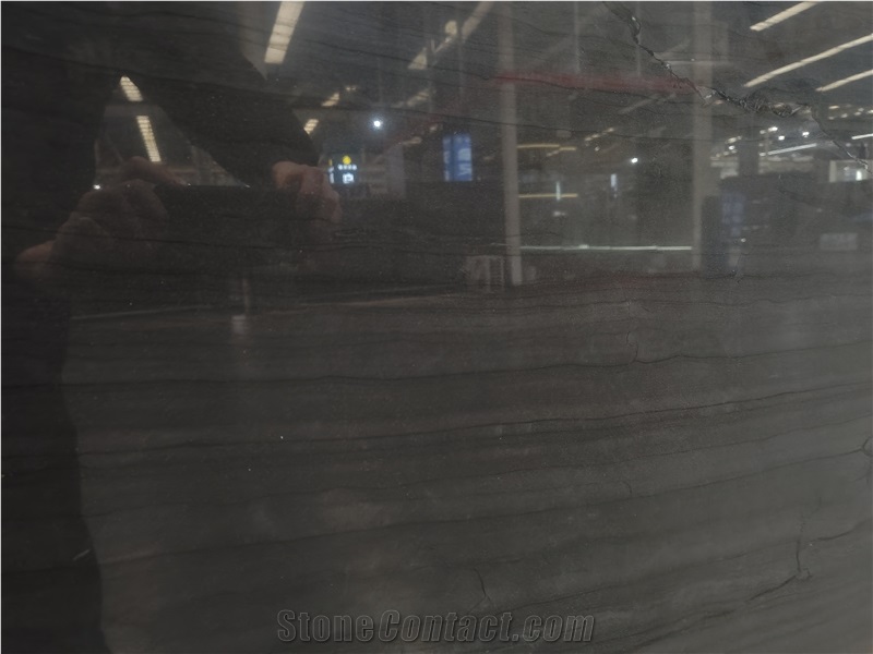 Quicksand Black Granite Slabs