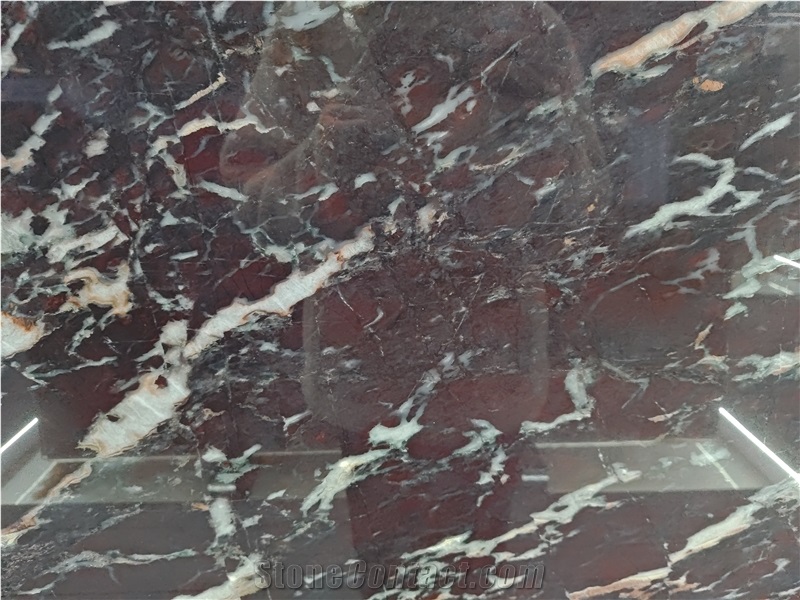 Red Jasper Quartzite Slabs 20Mm Thick Polished Surface