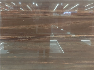 Red Wood Grain Marble Slabs Polished Surface 20Mm Thick