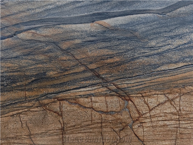 Sandalus Quartzite Slabs Leather Surface