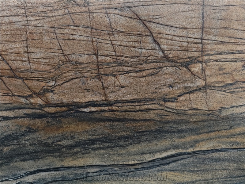 Sandalus Quartzite Slabs Leather Surface