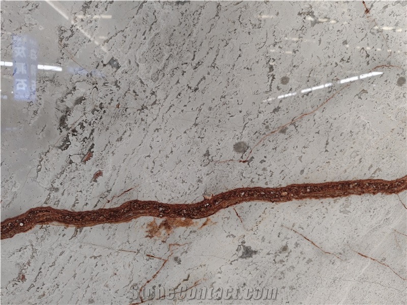 Silver Roots Marble Slabs For Kitchen Countertops