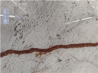 Silver Roots Marble Slabs For Kitchen Countertops