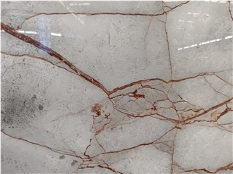Silver Roots Marble Slabs For Kitchen Countertops