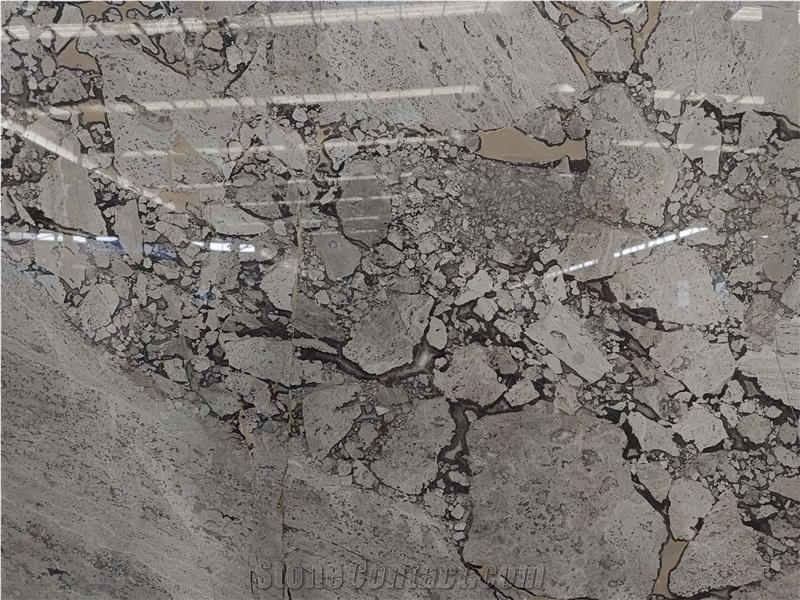 Super Grey Marble Slabs For Flooring