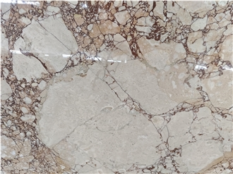White Rosalia Italian Marble Slabs For Luxury Flooring Decor