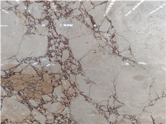 White Rosalia Italian Marble Slabs For Luxury Flooring Decor