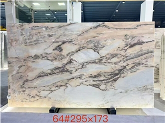 Calacatta Granviola Marble- Calacatta Viola Pink Marble Slab Tiles