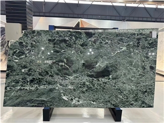 Polished  Italy Green Marble Verde Alpi Marble Slabs