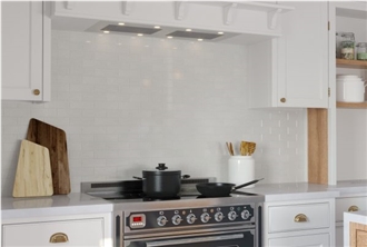 Crystal White Brick Mosaic