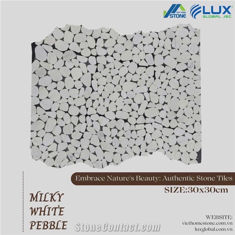 Tumbled Pebble Mosaic Tiles