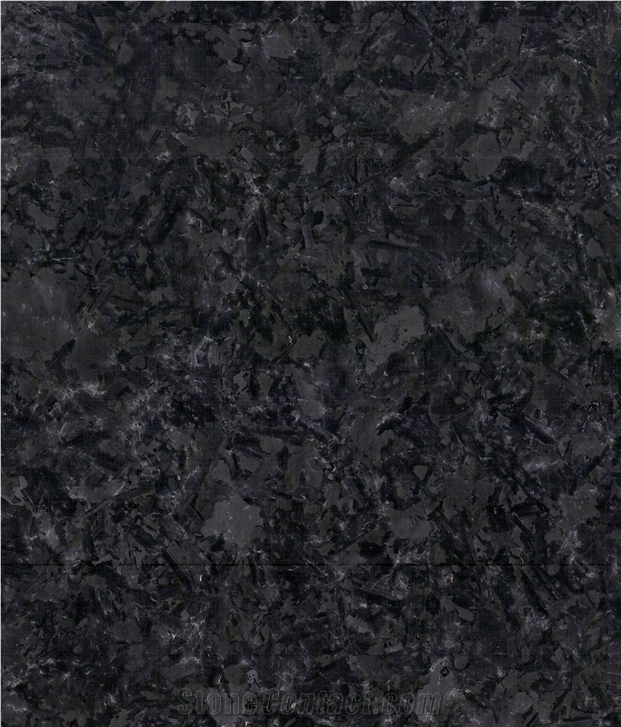 Angola Golden Black Granite Slabs, Polished, Honed, Flamed