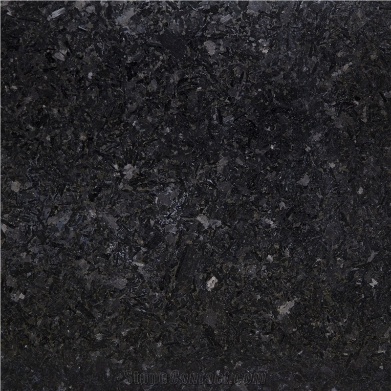 Angola Golden Black Granite Slabs, Polished, Honed, Flamed