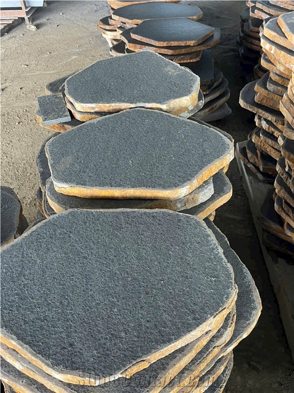 Basalt Garden Stepping Stone