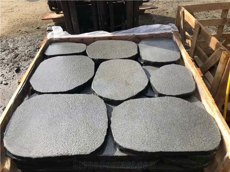Basalt Garden Stepping Stone