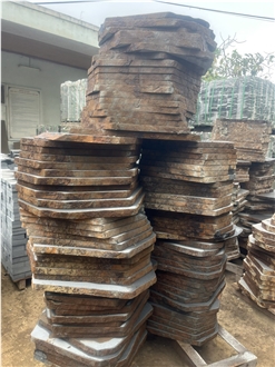 Basalt Garden Stepping Stone
