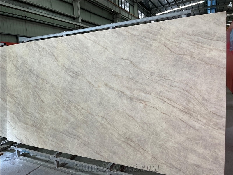 3D Printed Quartz Slabs Taj Mahal Marble Nano-Ink Technology