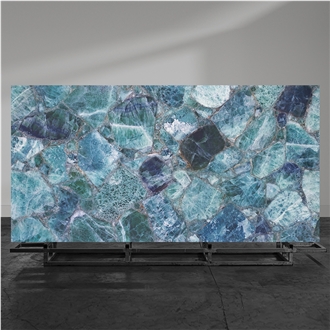 Calacatta Viola Quartz Slabs Printed Gold Marble Stone