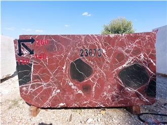 Rosso Levanto Marble Blocks