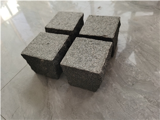 Flamed G654 Granite Paving Stone Cobble Stone Flamed G654 Granite Paving Stone Cobble Stone