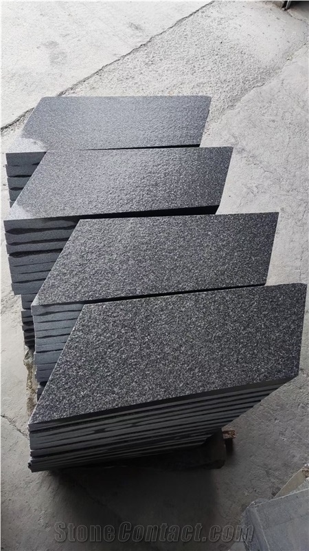 Flamed G654 Granite Paving Stone Cobble Stone