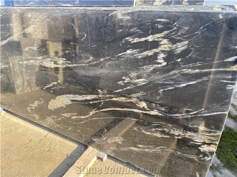 Titanium Gold Granite Slabs