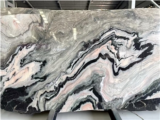 Panda Pink Marble Slabs