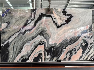 Panda Pink Marble Slabs