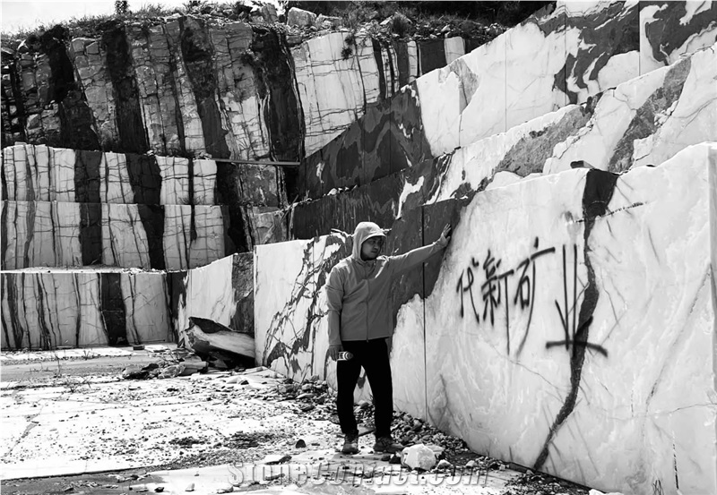 Panda White Marble Quarry