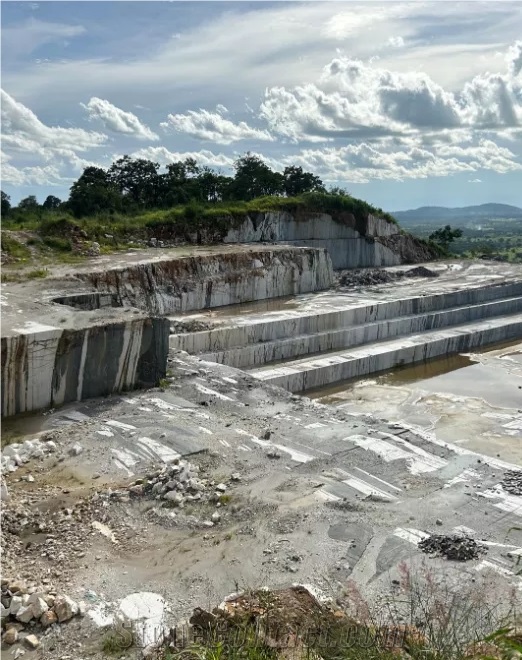 Panda White Marble Quarry