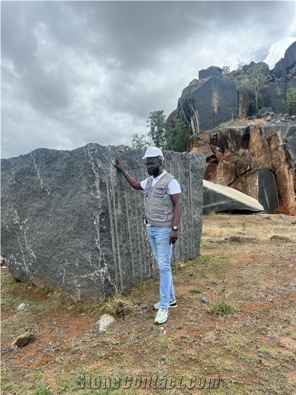 Angola Black Granite Quarry