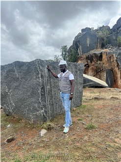 Angola Black Granite Quarry