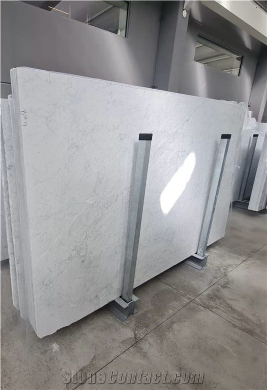 Bianco Carrara C Marble Tiles & Slabs, White Marble