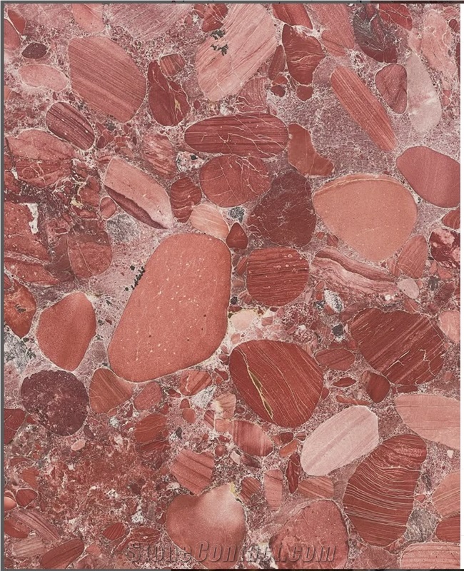 Rosso Marinace Granite Slabs