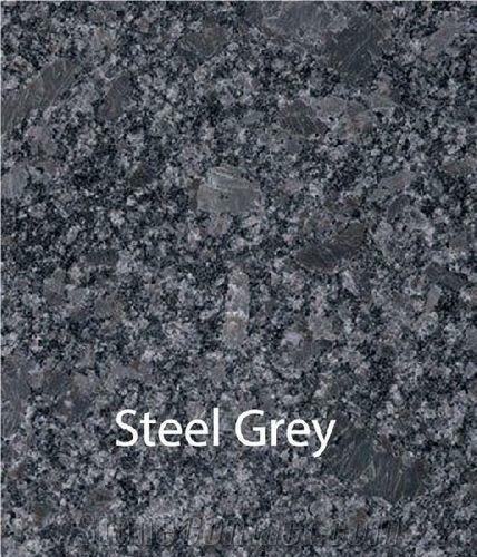 Steel Grey Granite Slabs
