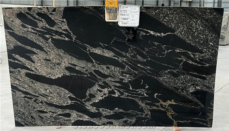 Titanium Black Granite Slabs
