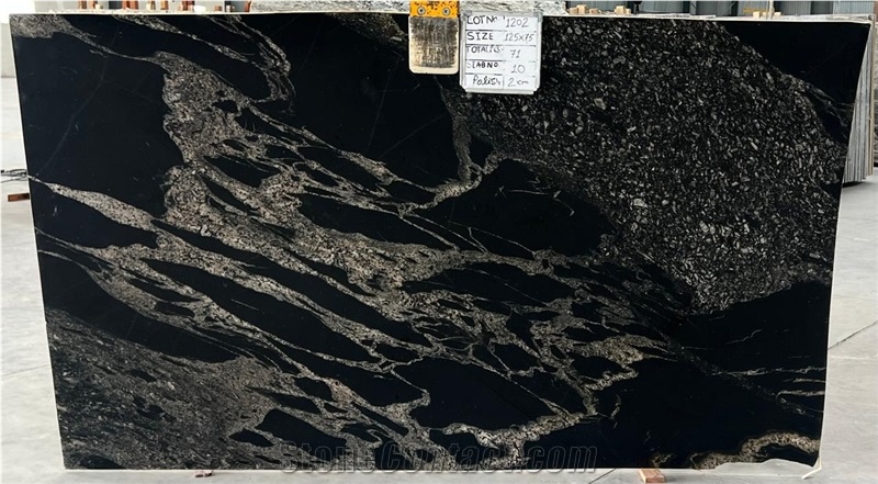 Titanium Black Granite Slabs