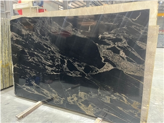 Titanium Matte Black Granite Slabs