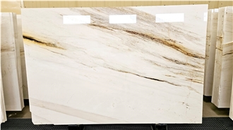 Thassos Vena Oro 3285 Marble Slabs