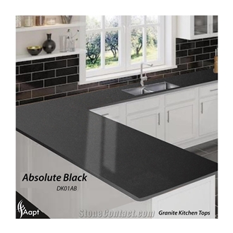 Absolute Black Granite Kitchen  Countertop