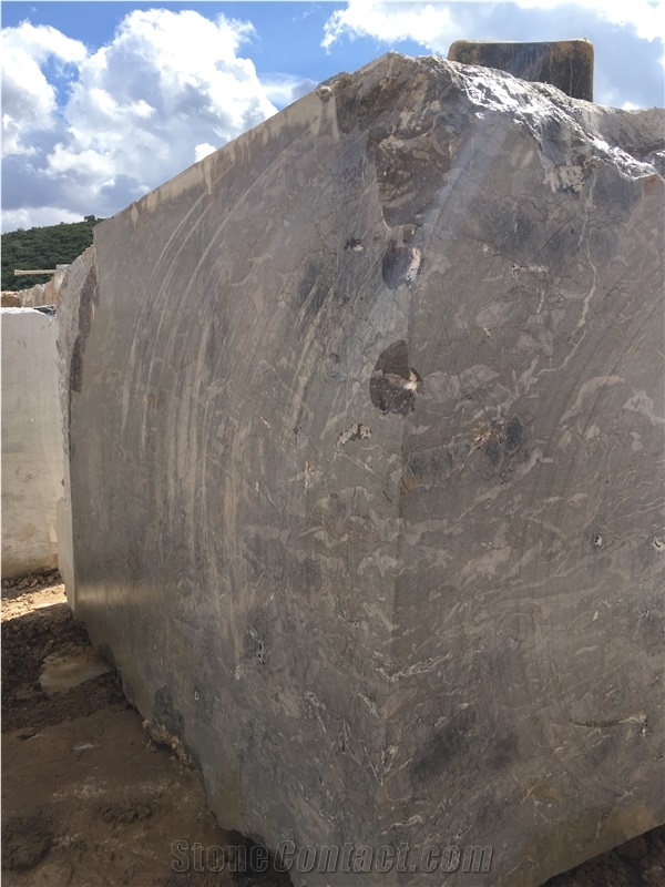 Atlantic Grey Gris Violet Marble Blocks