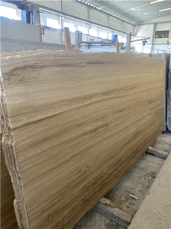 Beige Travertine Volubilis Slabs Tiles