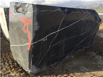 Nero Marquina Noir Khenifra Marble Blocks