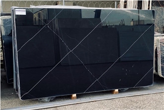Nero Marquina Noir Khenifra Marble Slabs
