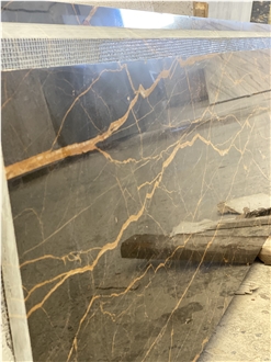 Nero Port Saint Laurent Marble Slabs